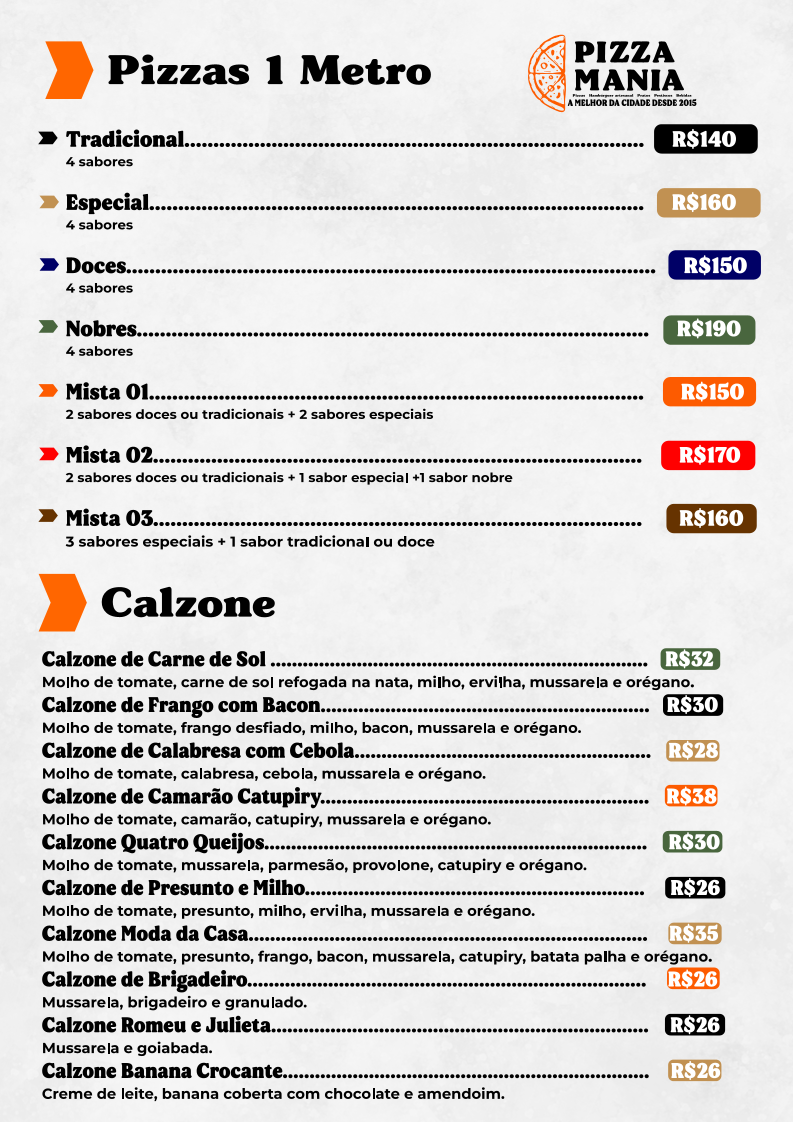 Menu Pizza Mania-5